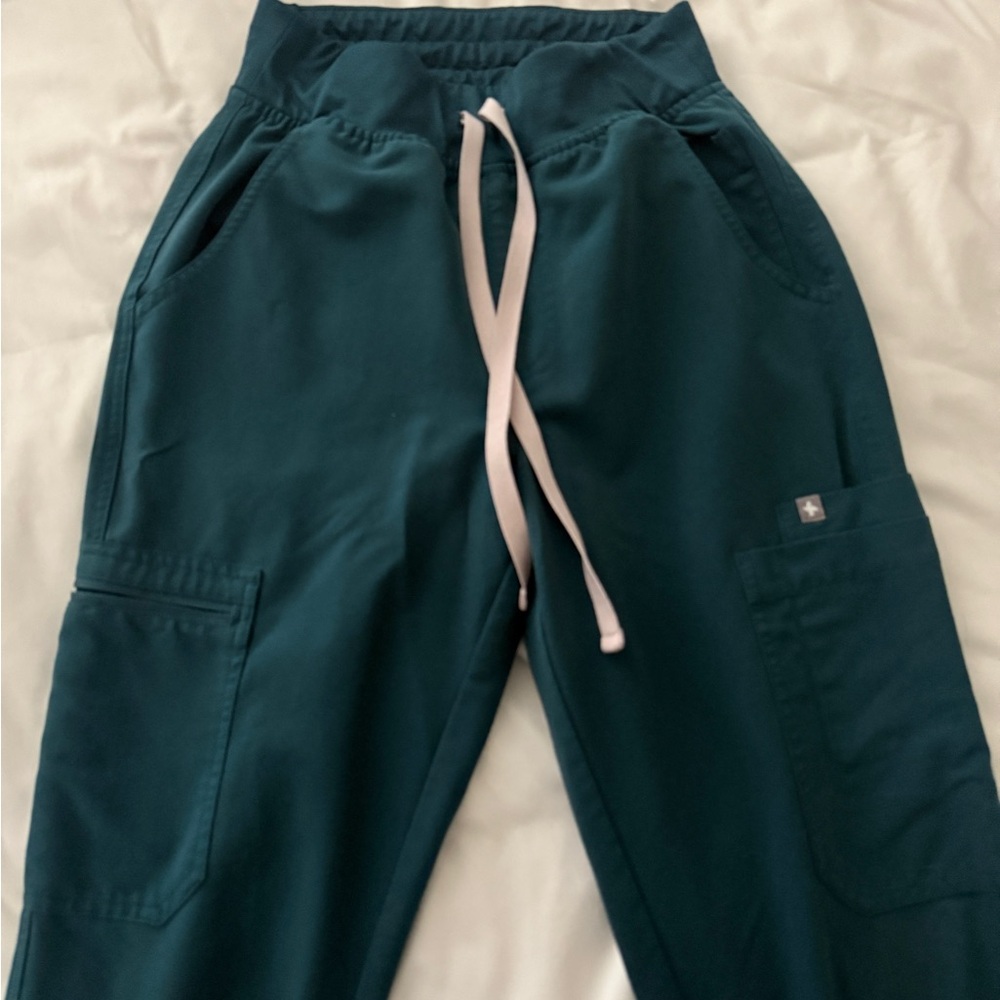 FIGS Carribean Blue Straight Leg Scrub Pants